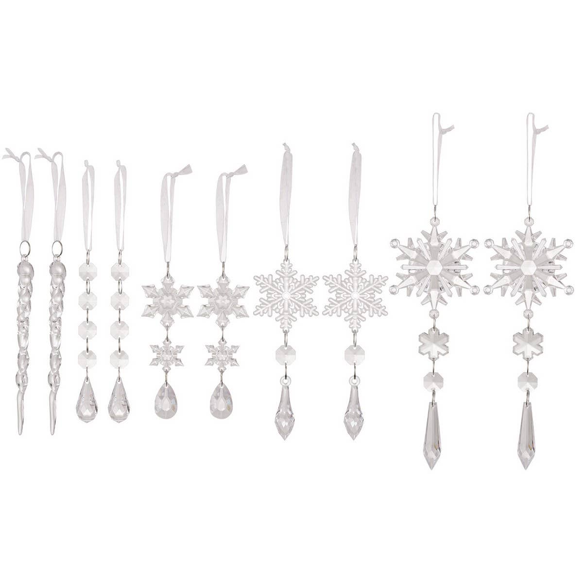 NINEXIS - Wholesale Ornament - CWMM10168_CHRISTMAS ACRYLIC ICICLE SNOWFLAKE ORNAMENTS5