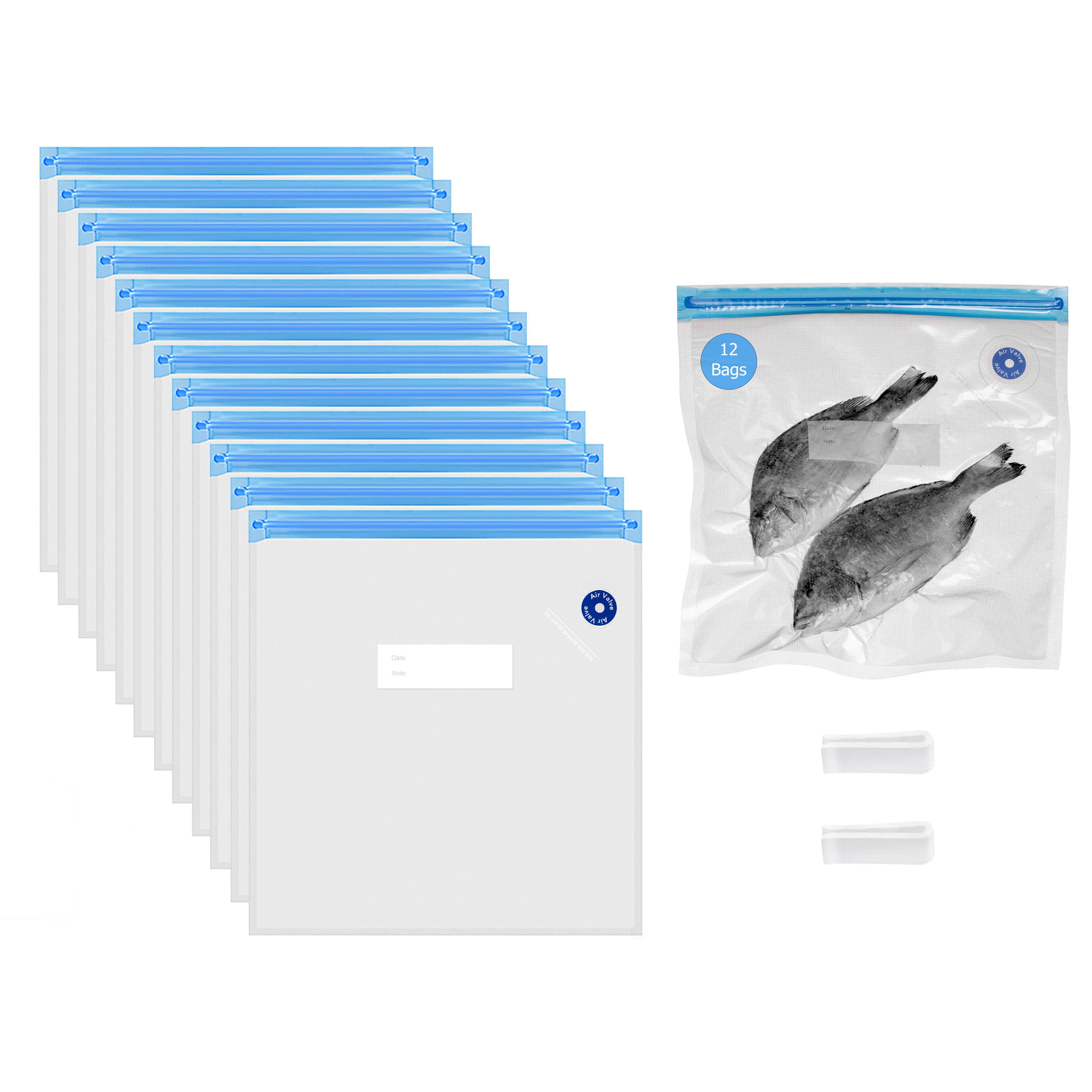 Quickway Imports - Wholesale Kitchen Appliance - Handheld Vacuum Sealer Machine with Reusable Bags, Storage14