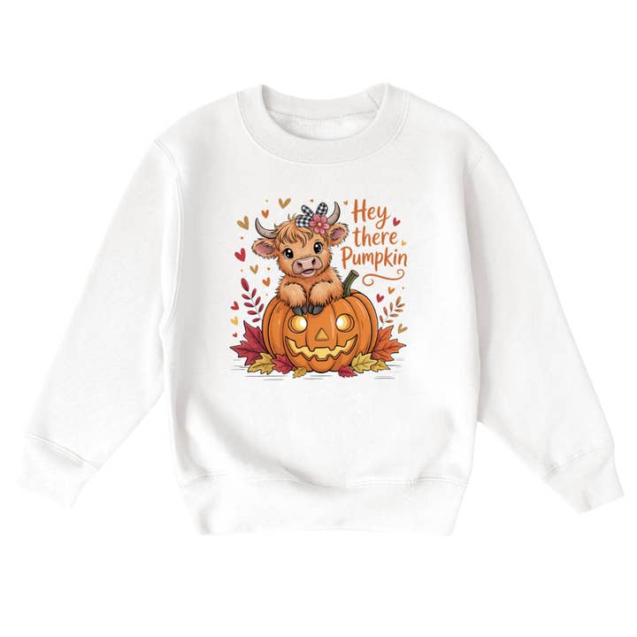 Sudadera de Halloween para Jóvenes "Hey There Pumpkin" para venta al por mayor de Mama and Littles Apparel
