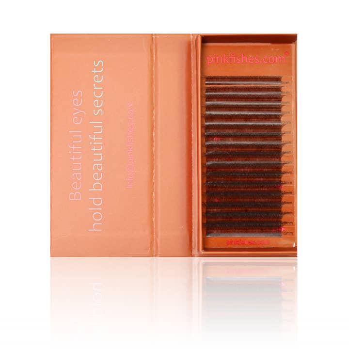 Mellanbrun W fransbricka för wholesale av PinkFishes Ltd