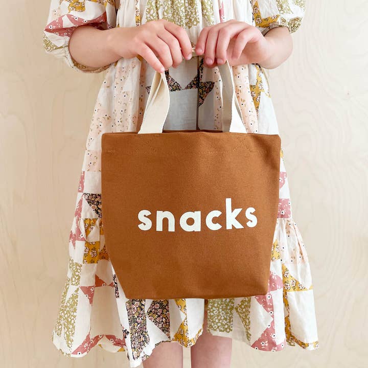 Snacks - Little Tan Bag for wholesale by Alphabet Bags