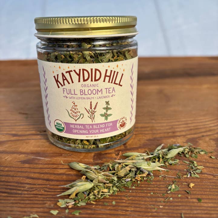 Katydid Hill Farm - Wholesale Loose Tea - Full Bloom Tea - organic herbal tea blend2