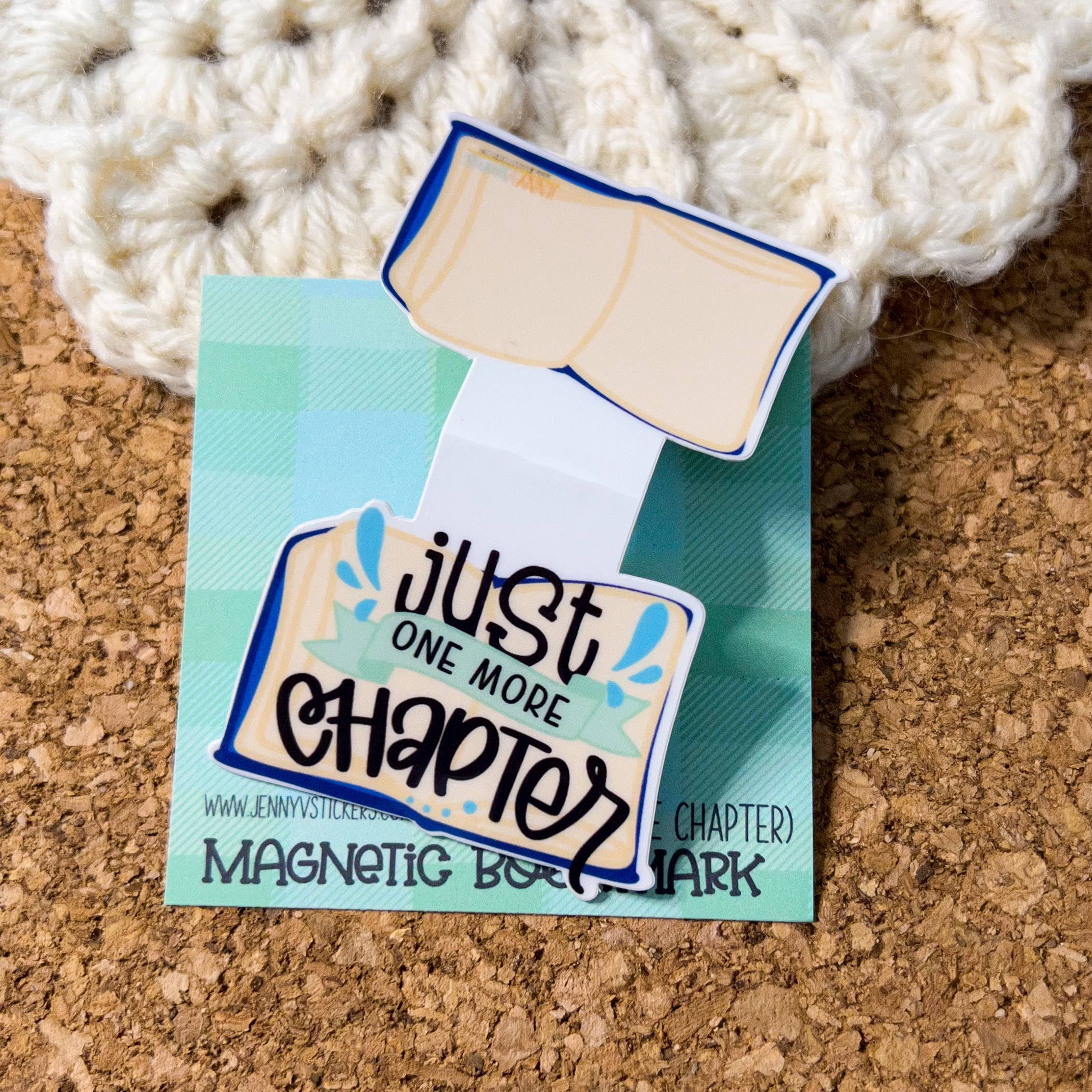 Sweet Humors - Wholesale Bookmark - Just One More Chapter Magnetic Bookmark1