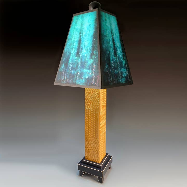 Macone Clay / Spooner Creek - Wholesale Accent/Desk Lamp - D - Blue Rain Lamp2