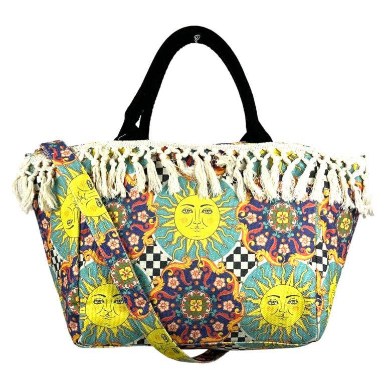 Chenson & Gorett - Wholesale Tote Bag - Women's - Large Canvas Shopper Bag with Beautiful Designs B2B LT111754