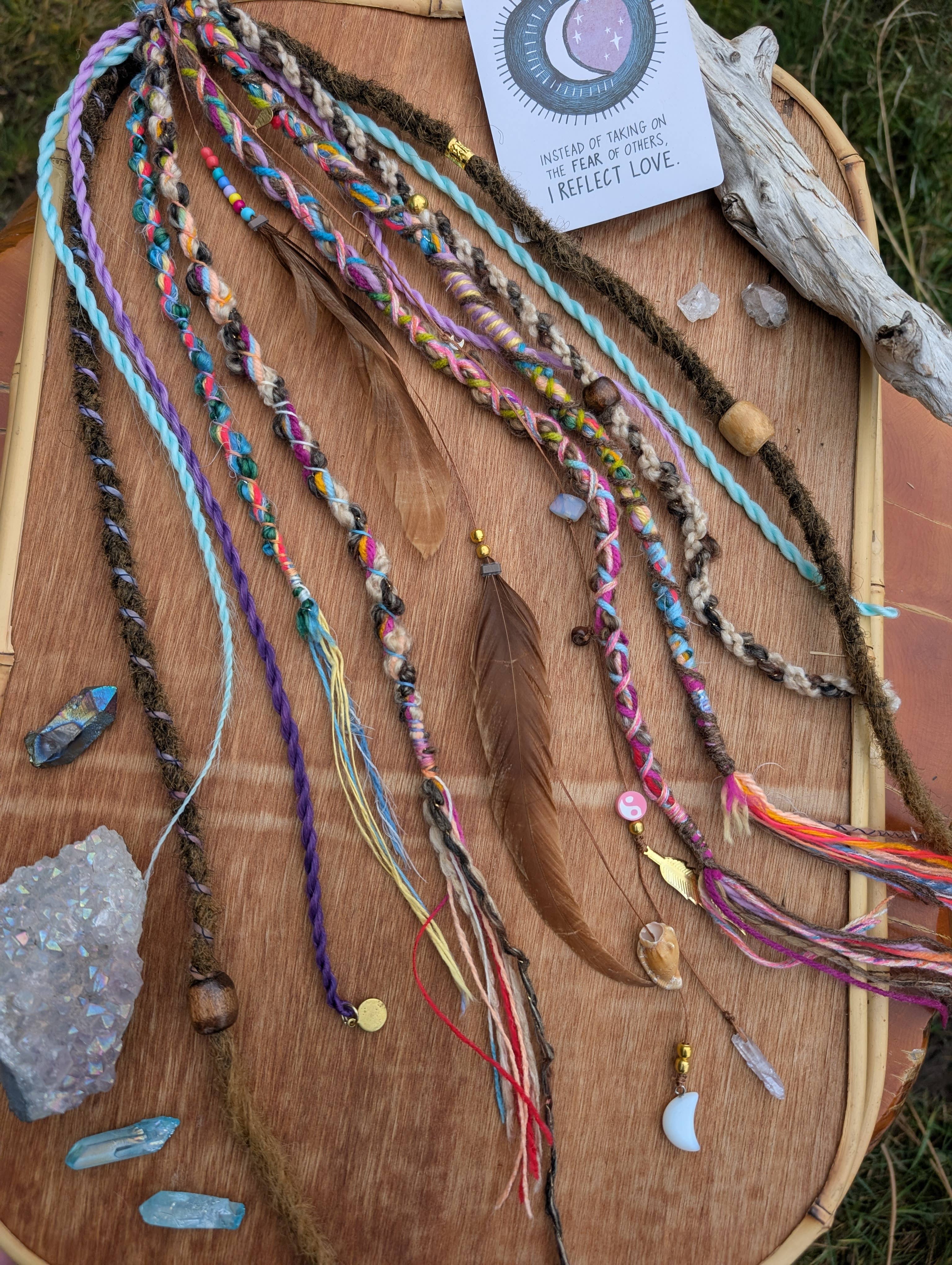 Sea Gypsy Designs - Vente Extensions de cheveux - Choisissez vos couleurs ! BOHO ∆ GYPSYDREADS multicouches21