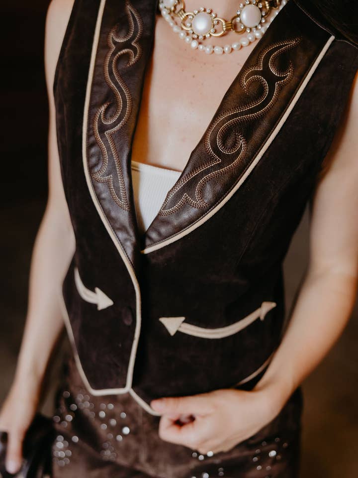 Rodeo Quincy - Wholesale Outerwear Vest - Women's - Bronc Rider Belle Vest3