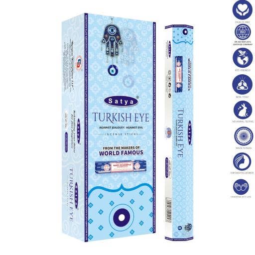 Bâtonnets d'encens Œil Turc Satya 9``-607 pour la vente par International Gifts Ltd.