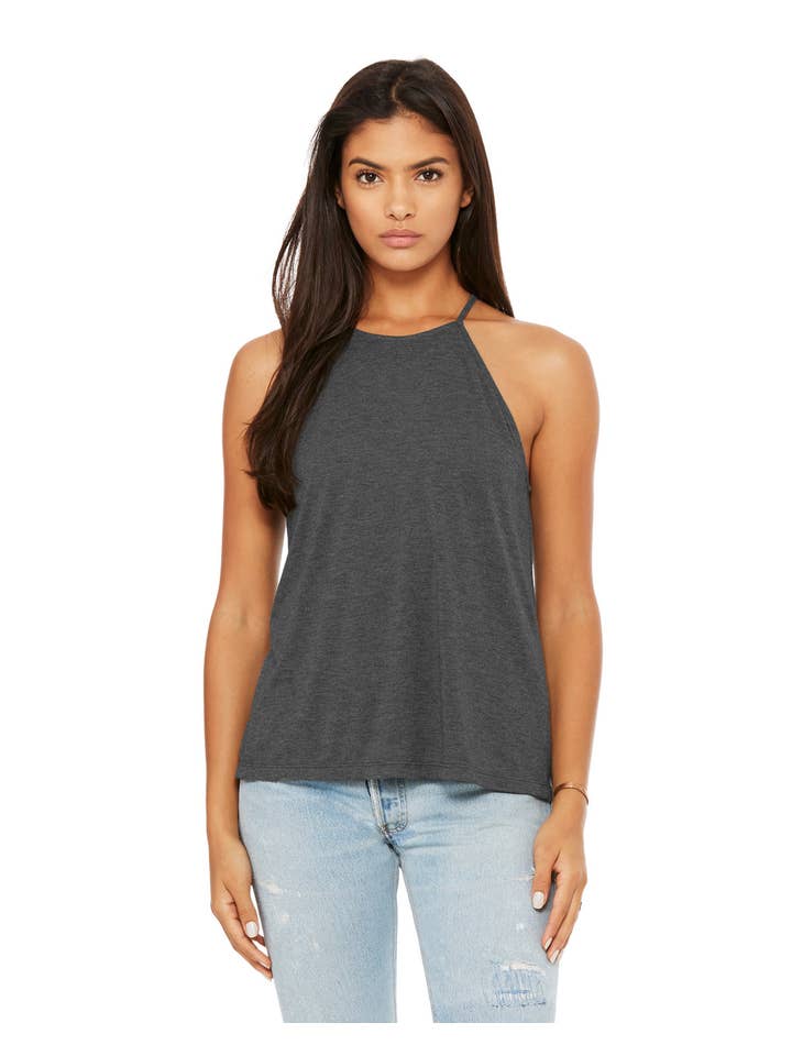 Total Apparel - Wholesale Tank Top - Women's - Bella + Canvas 8809 - Ladies' Flowy High Neck Tank