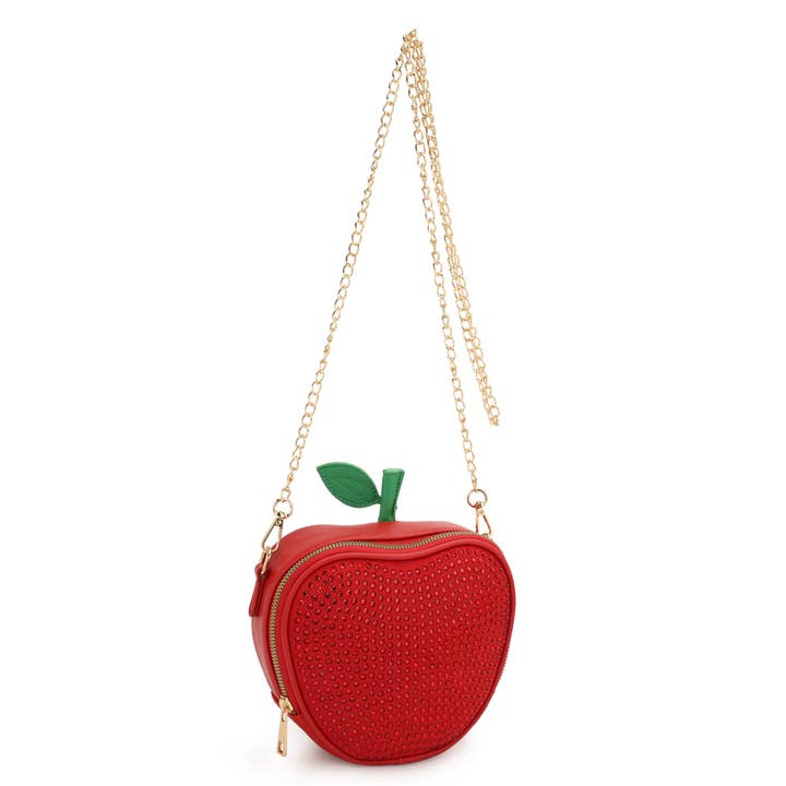 Red APPLE CROSSBODY BAG for wholesale on Faire