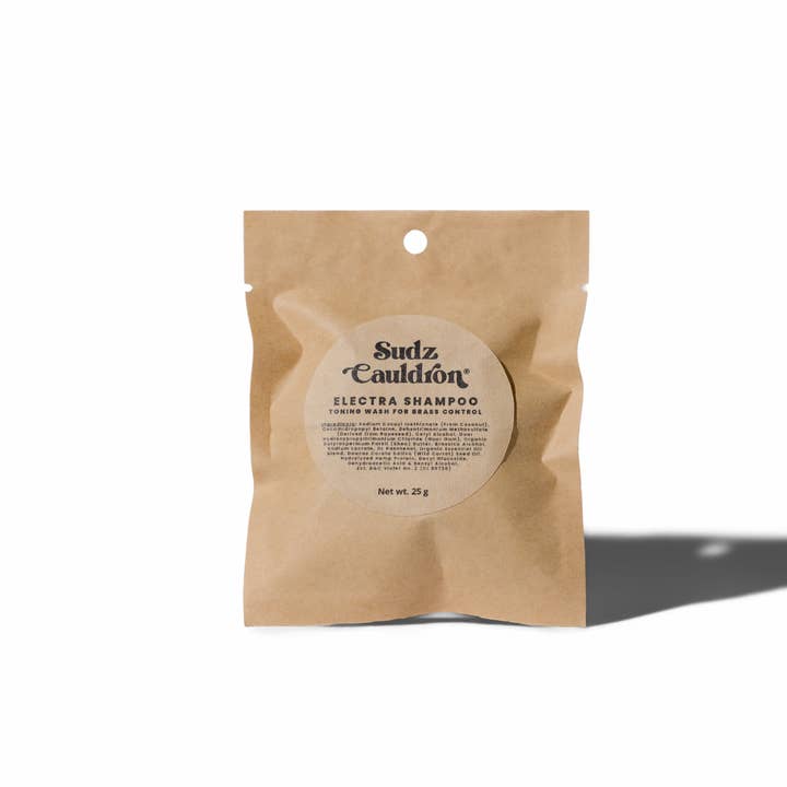 Sudz Cauldron - Wholesale Shampoo Puck/Solid Shampoo - Electra Shampoo Bar - Toning Wash for Brass Control3