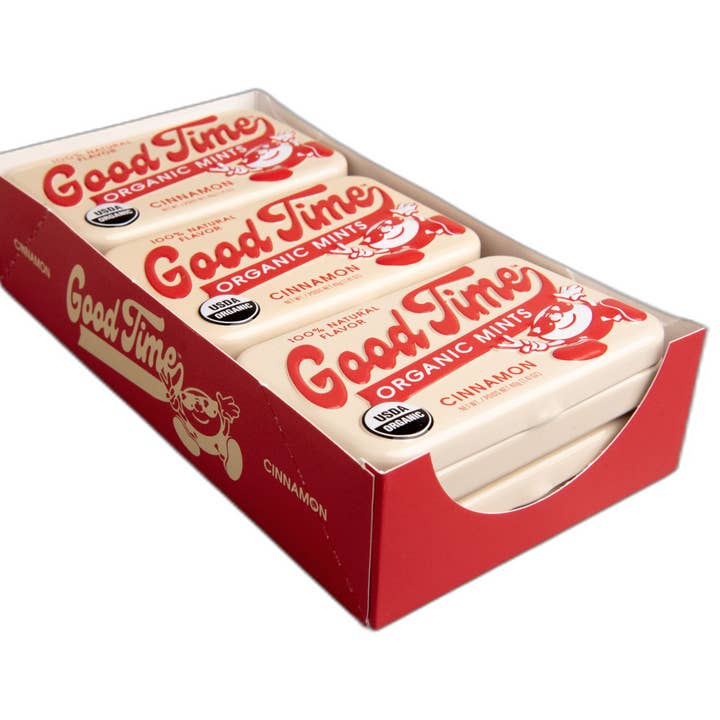 Big Sky Brands Inc. - Wholesale Mints - Good Time Organic Mints - Cinnamon - 48ct
