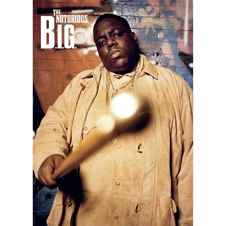Notorious B.I.G., cartolina singola, formato A6 per la vendita all'ingrosso da parte di Pyramid International