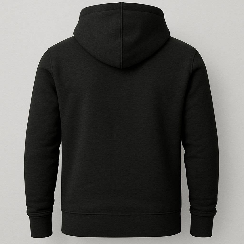 Factory Blanks - Vente Sweat à capuche – unisexe - SWEAT À CAPUCHE BLEU MARINE 300GSM POLAIRE COTON-POLY - CANADA UNIQUEMENT3