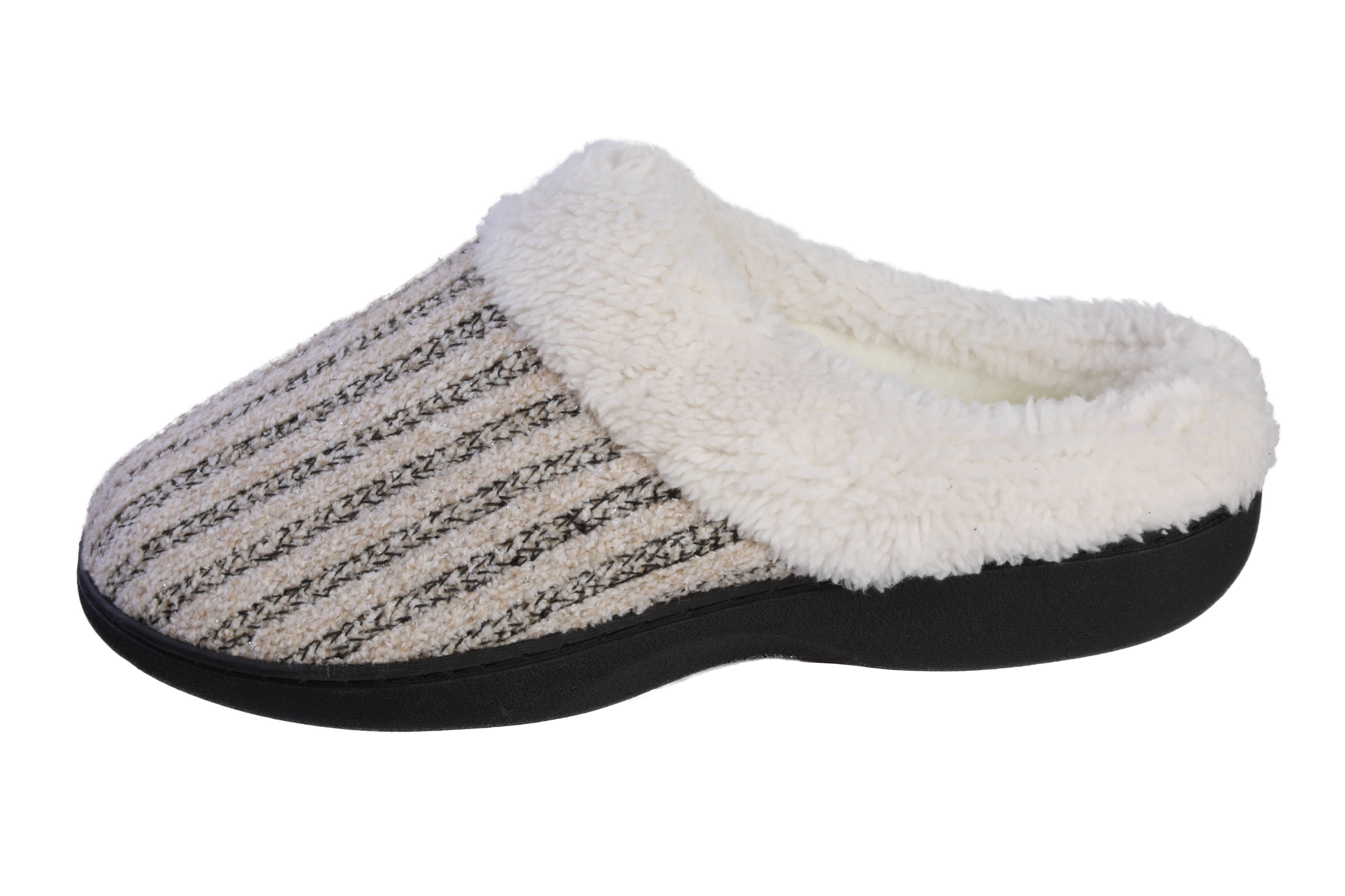 Roxoni - Wholesale Slippers - Women's - Women’s House Slippers Knit Fleece Lined Cozy Clog9