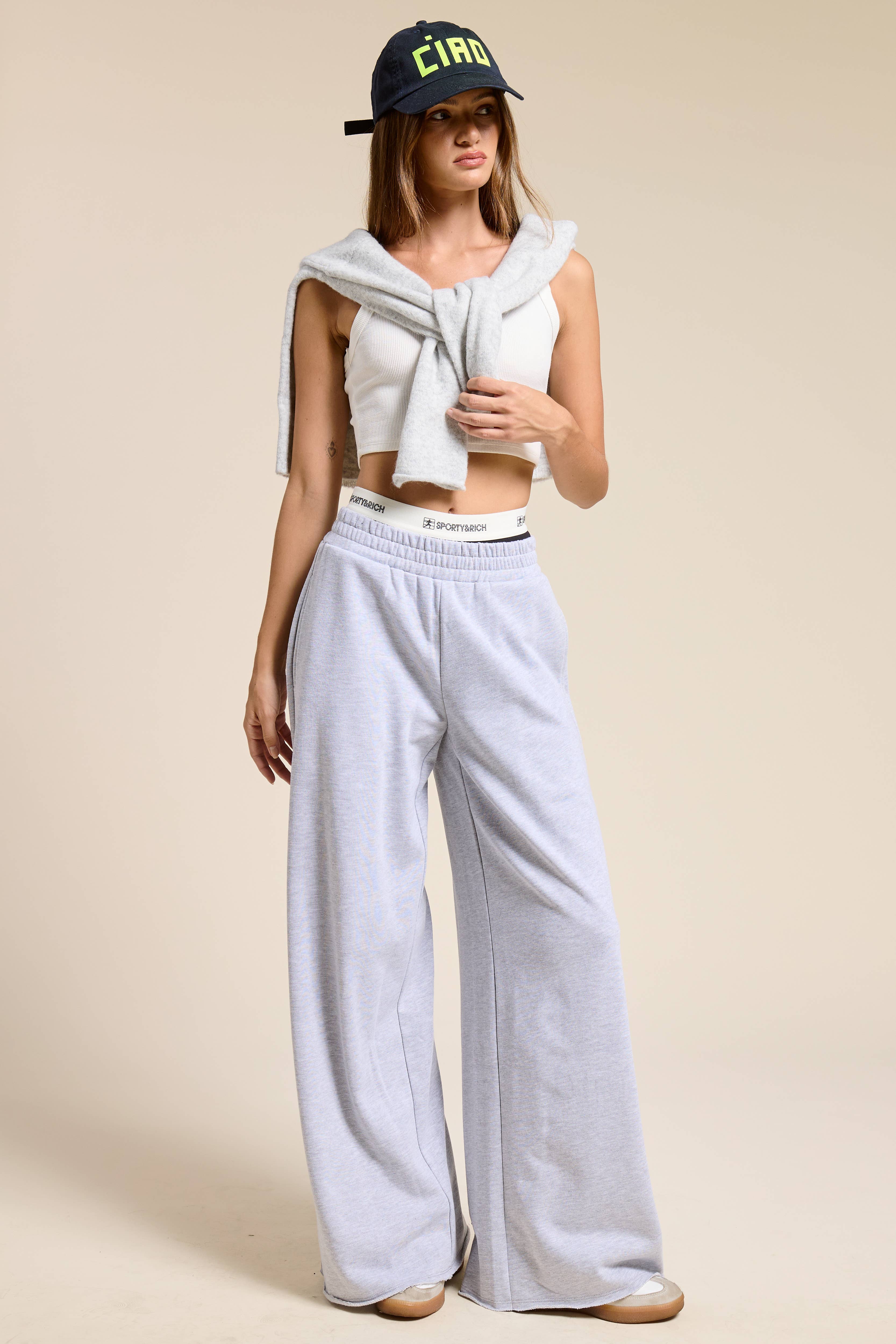 Mimosa - Wholesale Lounge Sweatpants/Joggers - Women's - Wide Leg Cotton Jogger Sweatpants40