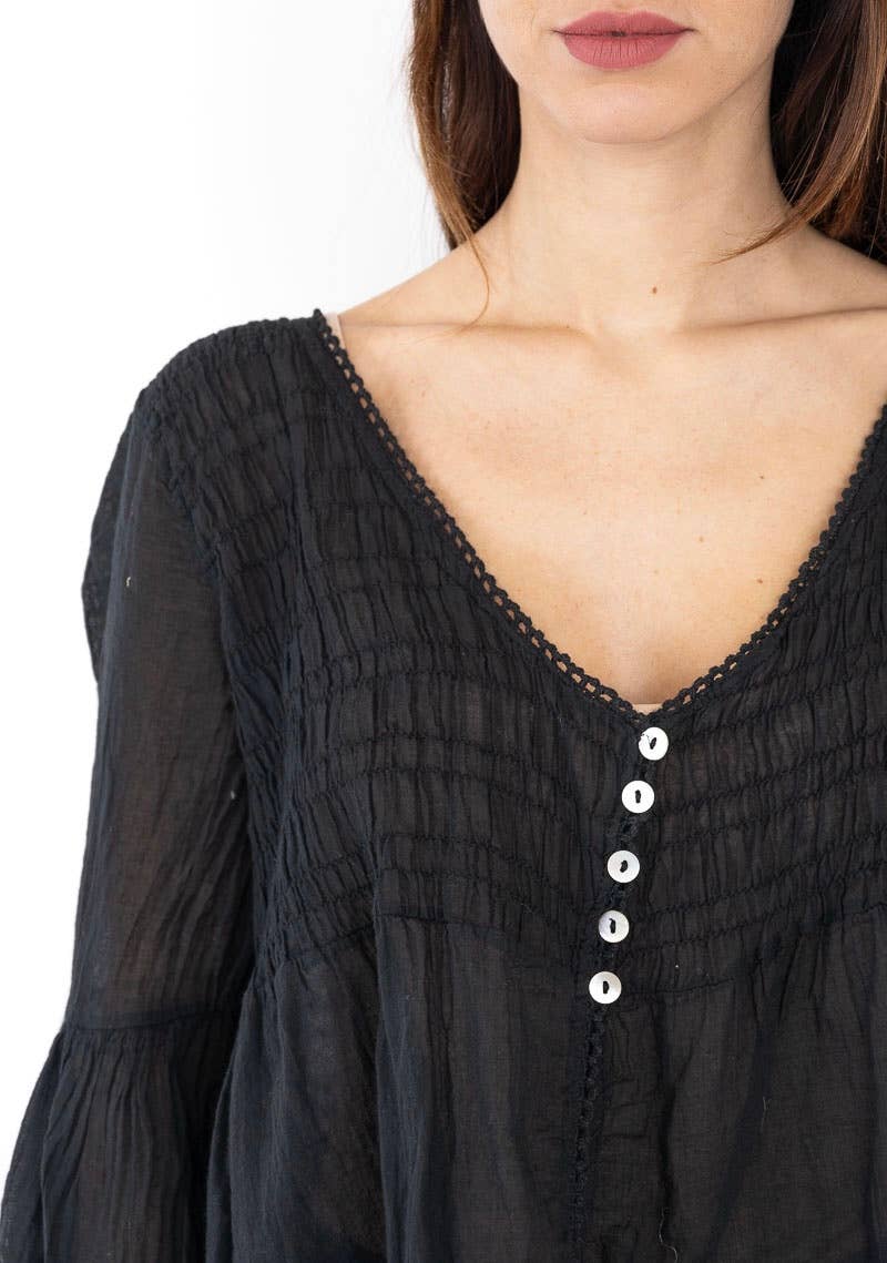 LINEN & COTTON HOUSE - Vente Chemisier – femme - GILET EN COTON 20354  SPRING SUMMER CLOTHING31