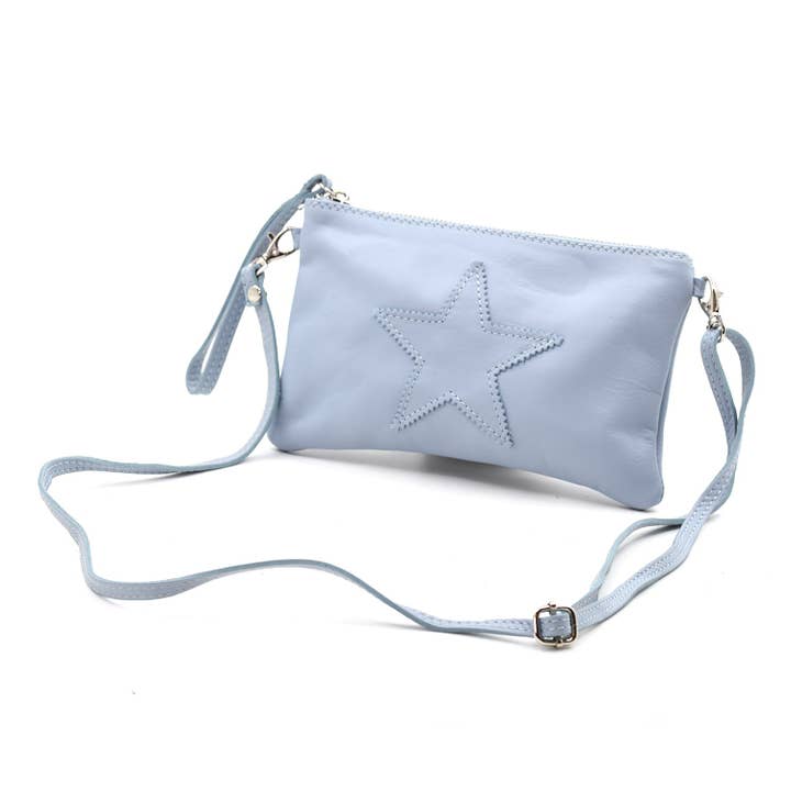 Tempest Designs – wholesale Crossbody bag – Women's – Real Italian leather star purse with cross body strap2