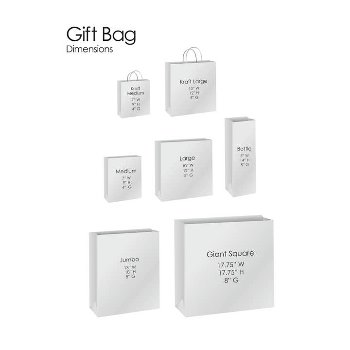 Papercraft - Wholesale Gift Bag - Everyday Large Gift Bags - Wedding