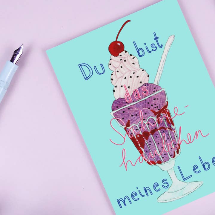 Vykort glassbägare mint för wholesale av Wonder Of Today