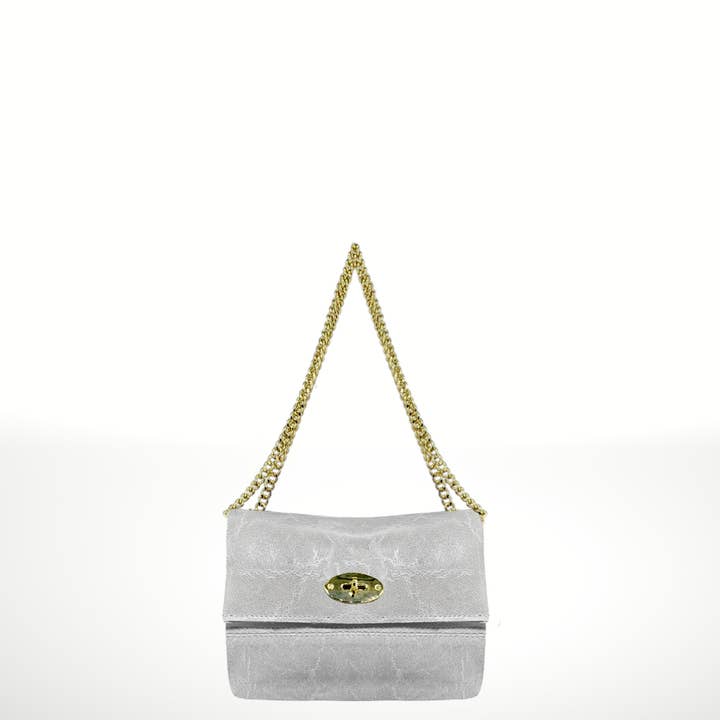 ITALIAN'S LEATHER - Wholesale Clutch Bag - Women's - Daiana Suede Leather Bag 2207139