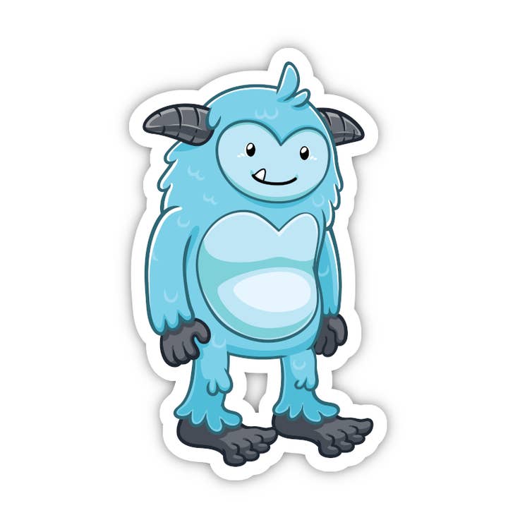 Sticker Yéti | Créature légendaire mignonne | Idées cadeaux pour enfants pour la vente par Vancity Stickers