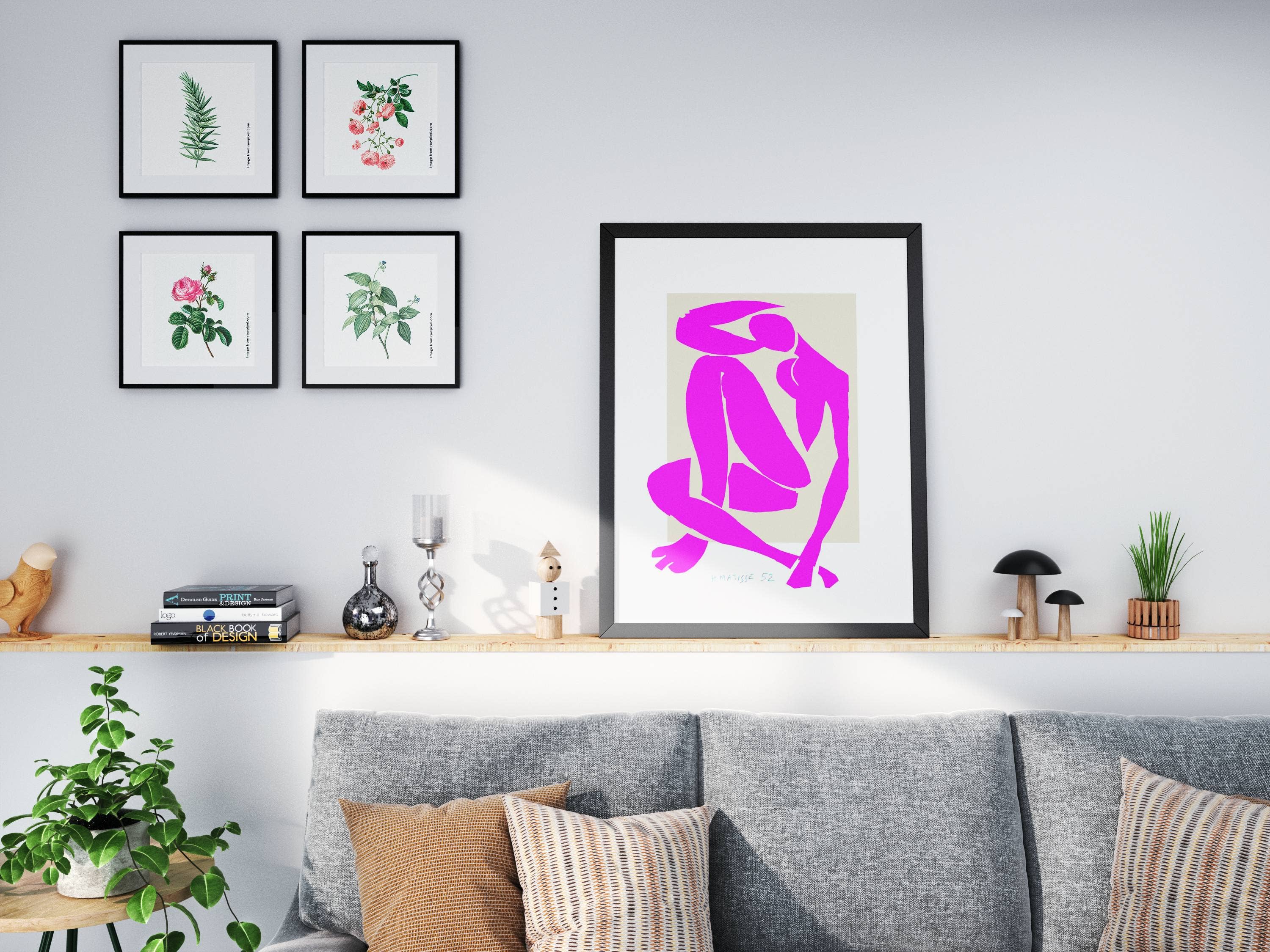 Knot & Soul - Vendita all'ingrosso Stampa artistica - Matisse - Nudo rosa1