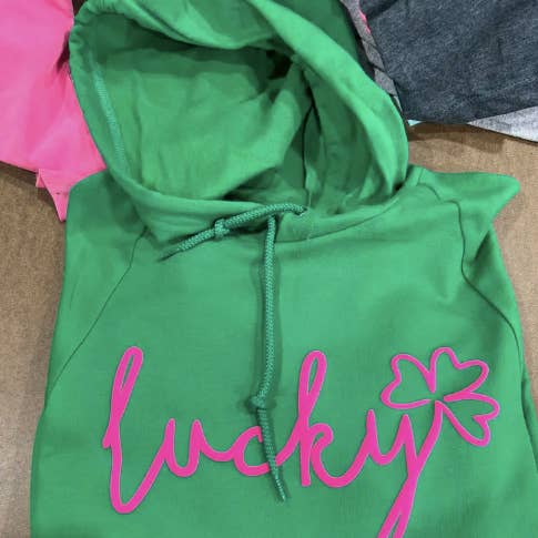 Lucky Puff Hoodie for wholesale by Great Tees
