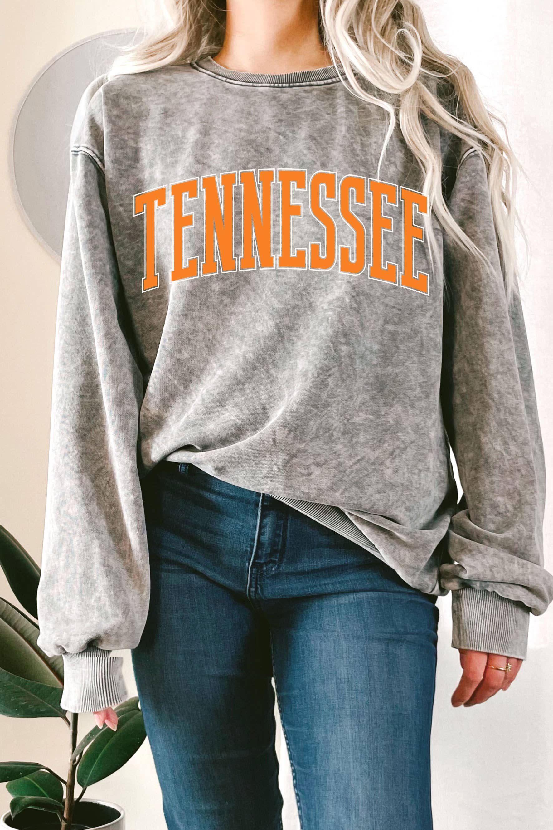 Rustee Clothing - Wholesale Graphic Sweatshirt - Unisex - TENNESSEE PUFF MINERAL GRAPHIC TERRY SWEATSHIRT1