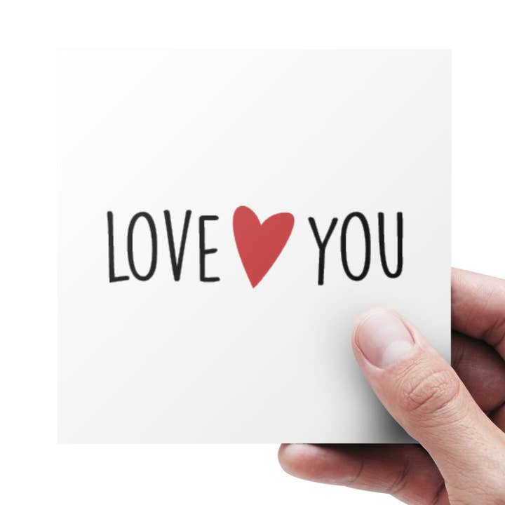 Love You - Kort for engroshandel hos Kortspecialisten