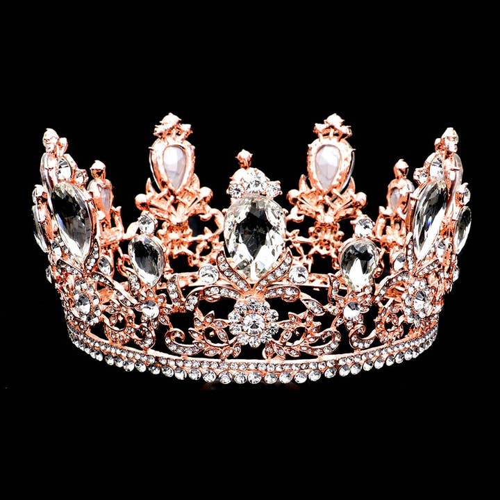 Sensibling Corp. - Wholesale Tiara - Women's - Glass Crystal Pageant Queen Tiara