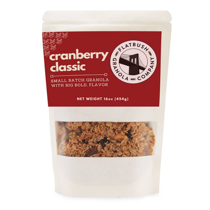 Flatbush Granola Company - Wholesale Granola - Cranberry Classic Granola (pouch)