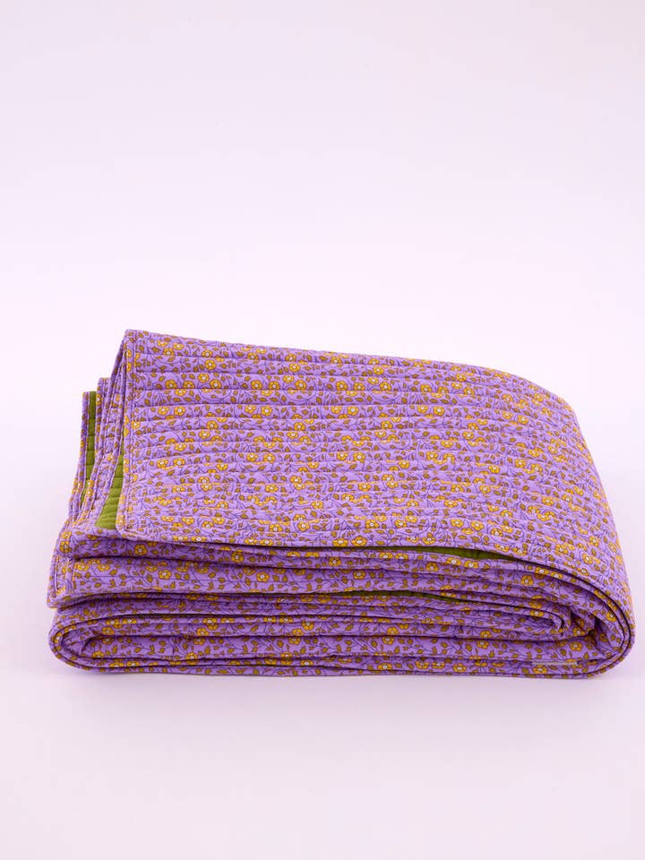 Aziza quilted bedspread for wholesale by Petit Pan