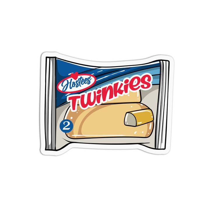 Twinkies Vinyl Textured Sticker for wholesale by Girls Printing House