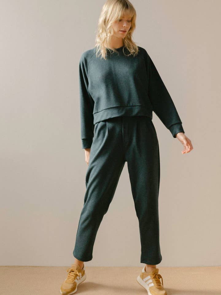 Grøn sweatshirt top for engroshandel hos PAN Producto Básico