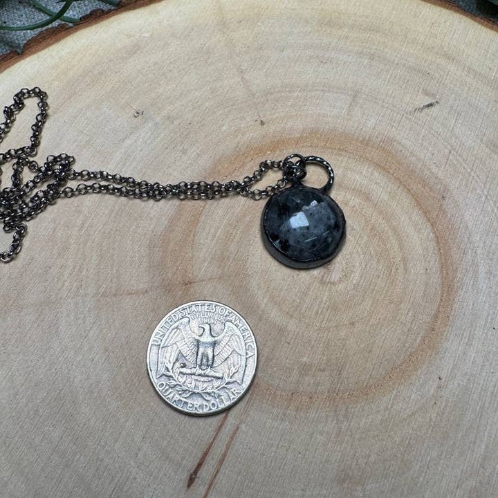 Copper Ashes - Wholesale Pendant/Charm Necklace - Larvikite Necklace1
