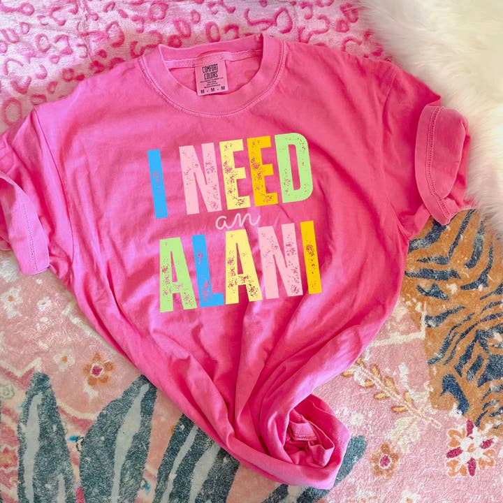 Besoin d'un t-shirt graphique Alani Comfort Colors pour la vente par PJE PRINTING & CO