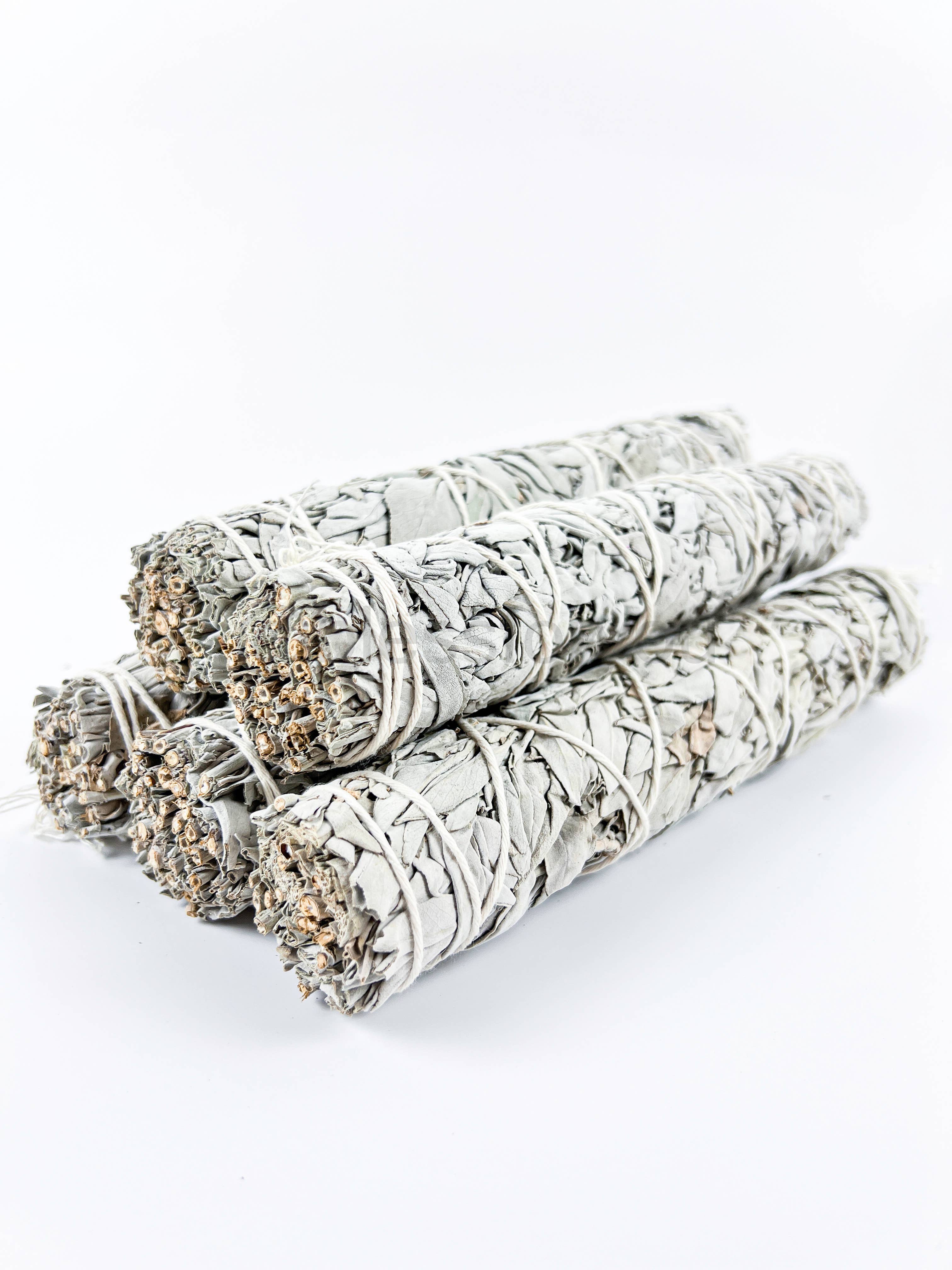 GREENROOTS USA LLC - Wholesale Sage Bundle - White Sage Smudge Stick 9" Jumbo HoUSe Cleansing Energy4