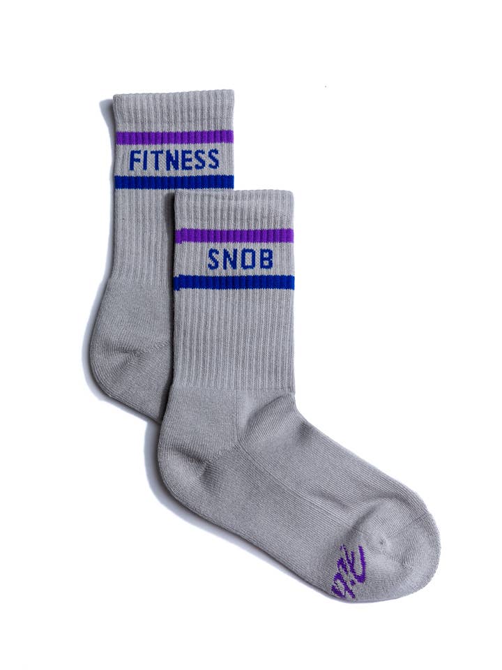 Fitness Snob - Wholesale Socks - Women's - Fitness Snob Athletic Crew Socks2