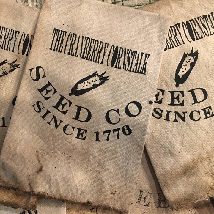 The Cranberry Cornstalk Co. - Wholesale Tea Towel - Primitive Decor Vintaged Nappy Tea Towel