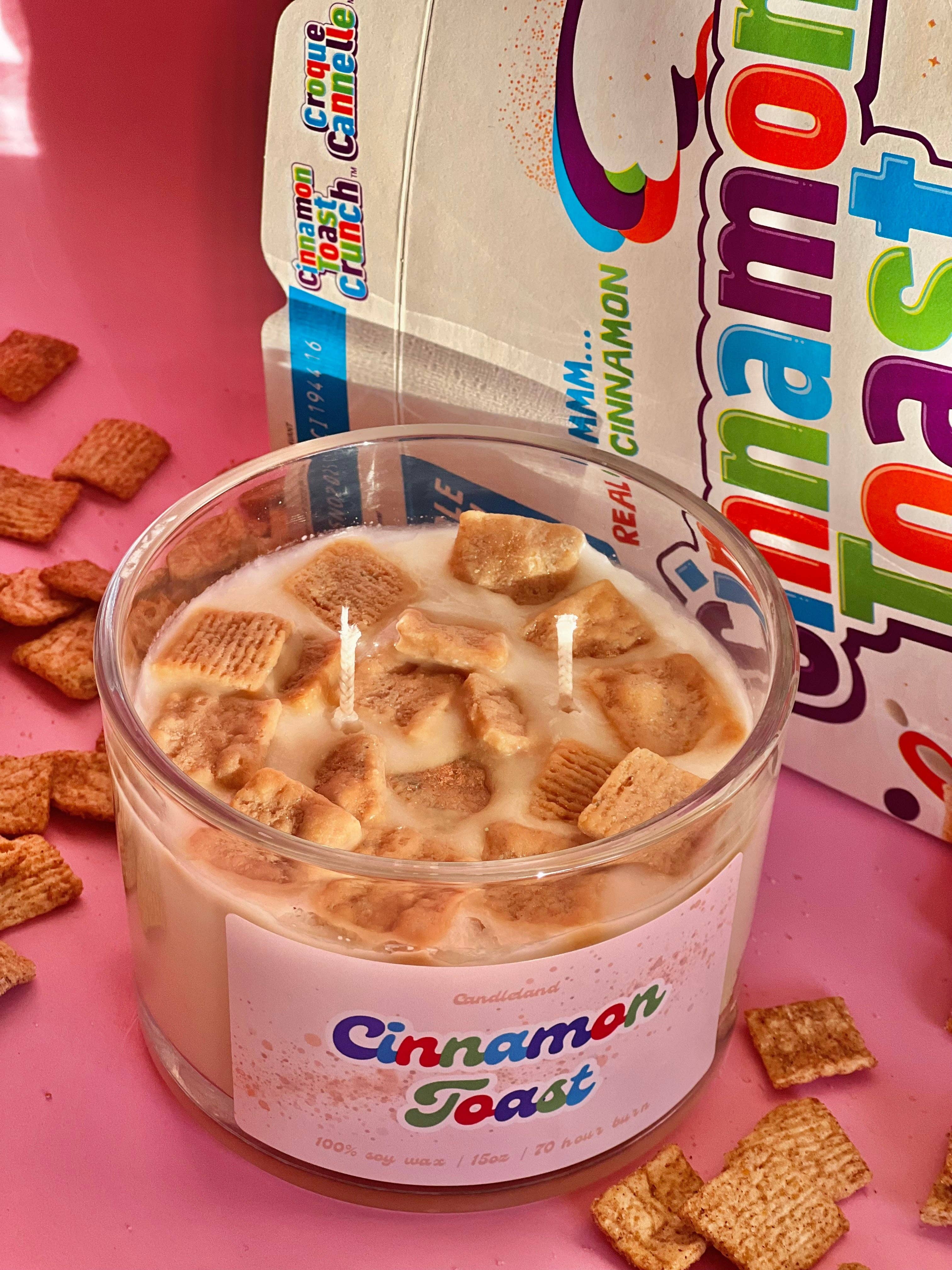 Candle Land – Großhandel Kerze im Glas / gefüllte Kerze – Zimt-Toast-Kerze | Von Cinnamon Toast Crunch inspirierte Kerze1