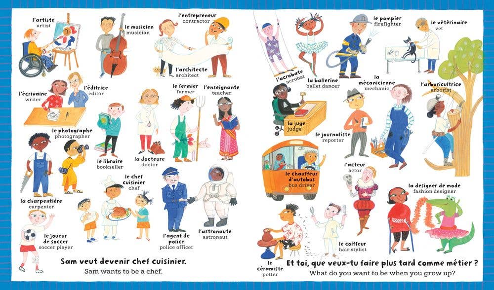 Barefoot Books - Vente Language & Linguistics - My Big Barefoot Livre de mots français et anglais2