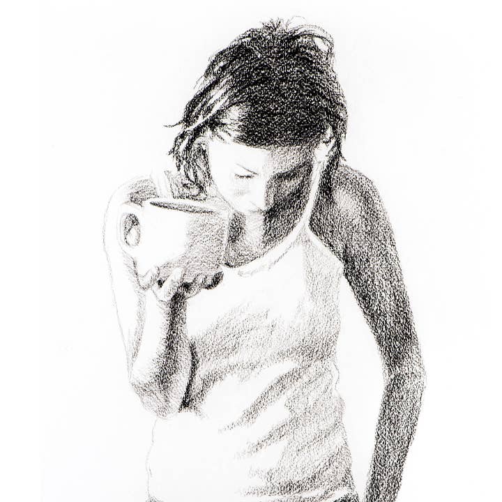 Imprimé Amoureux du café pour la vente par LE NID atelier