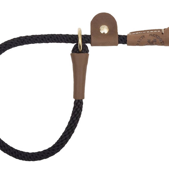 Mendota Pet - Wholesale Pet Collar - Dog - Pro Trainer Slip Collars (w/Tab & Small Rings) - 3/8" width1