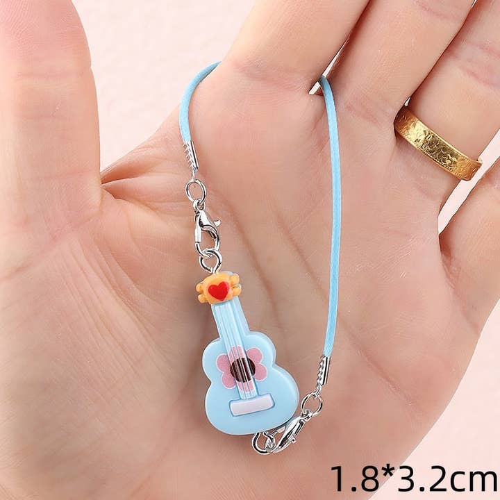 Little Trendy - Wholesale Keychain - Kids - Labubu Mini Guitar doll Accessories
