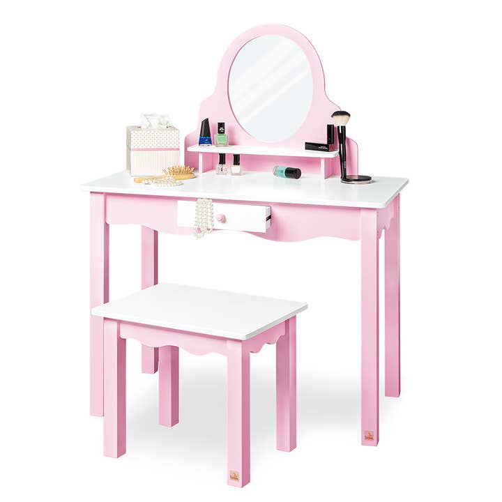 Coiffeuse enfant « Jasmin » avec tabouret, ensemble de 2 pièces pour la vente par Pinolino Kinderträume GmbH