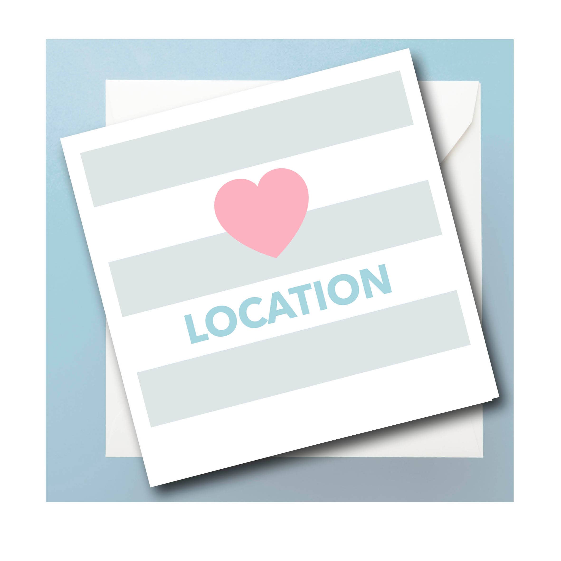Betty Boyns Designs – wholesale Everyday greeting card – CARD MAKE MY LOCATION
Customise with location choice 13