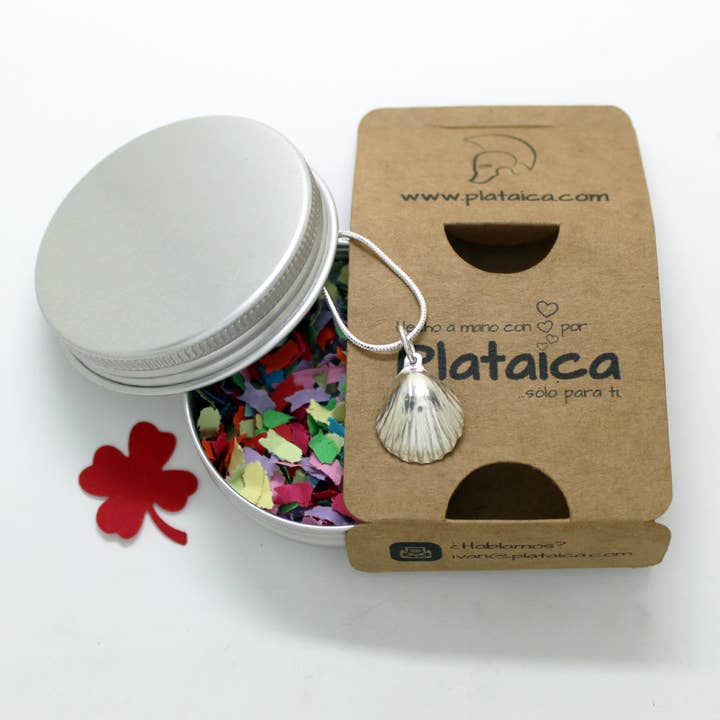 Plataica - Wholesale Pendant/Charm Necklace - 925 silver pendant shell of the Camino de Santiago4