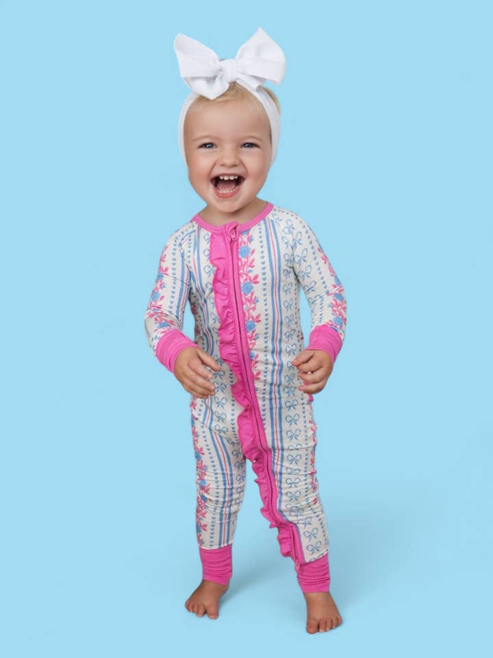 Dream Big Little Co. - Wholesale Jumpsuit - Baby - PETITE POSIE DREAM RUFFLE ROMPER2