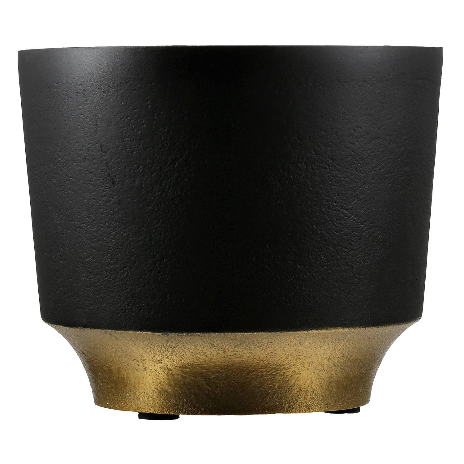 Dora planter, black h.13 cm for wholesale on Faire0
